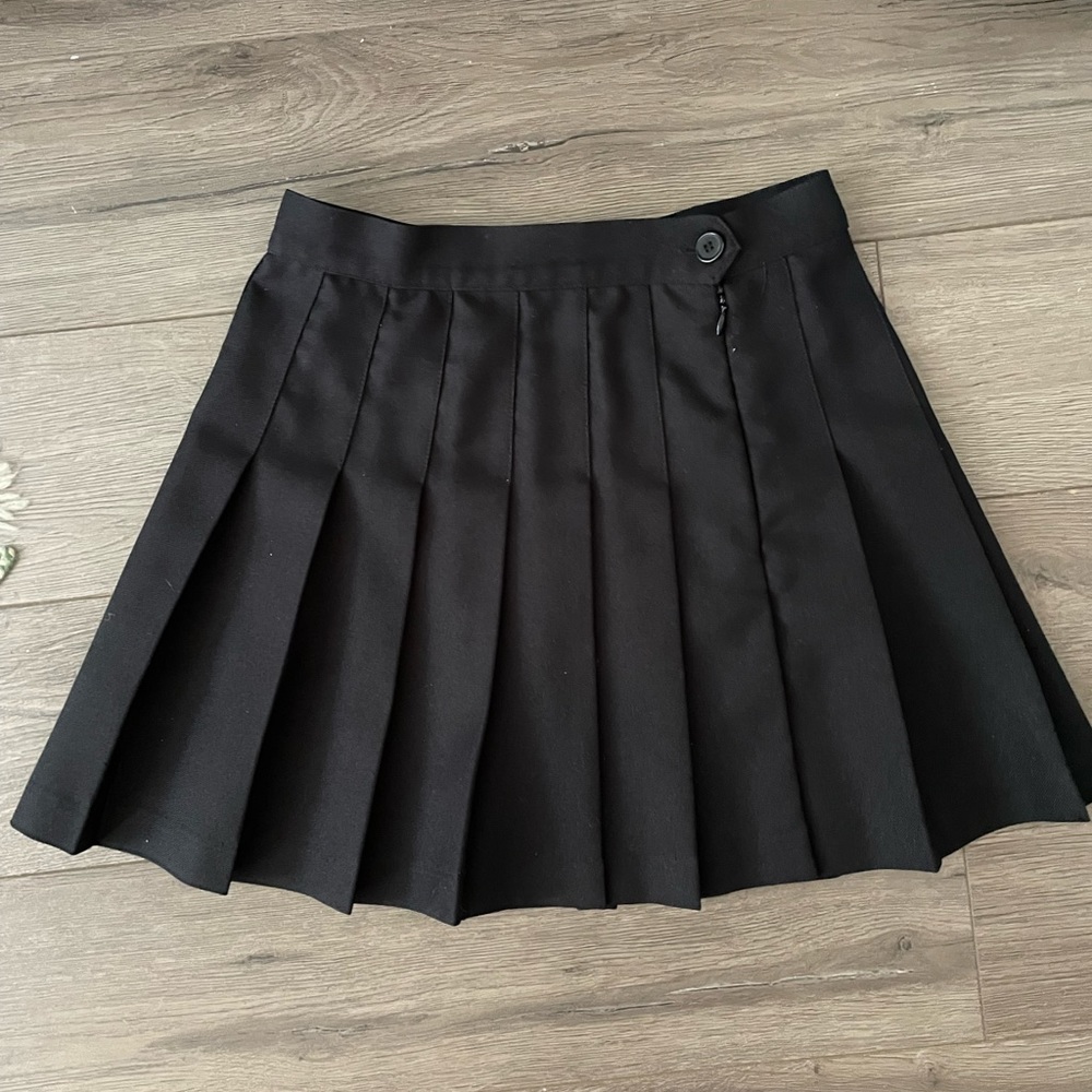 Black Los Angeles Apparel Tennis Skirt